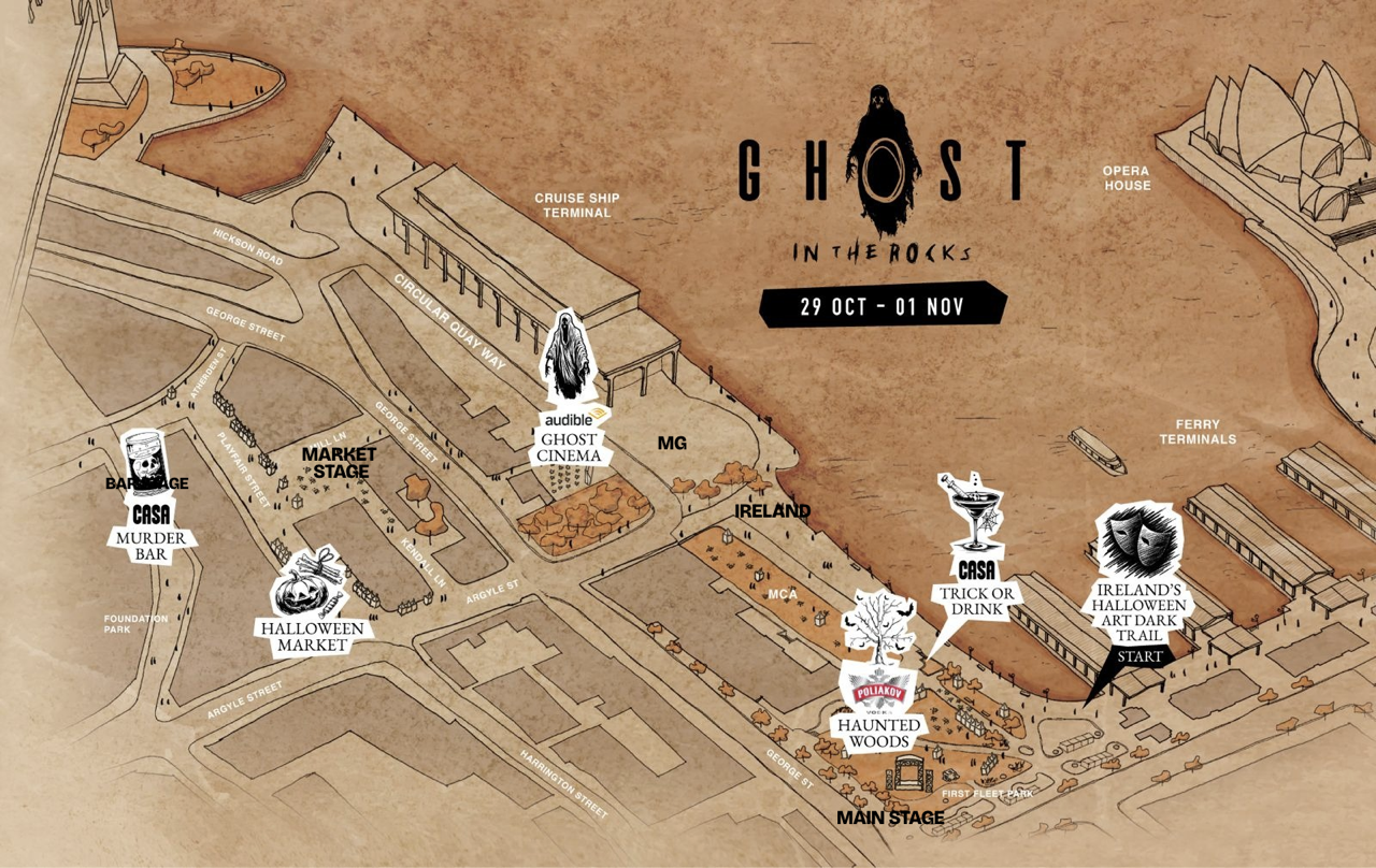 Halloween Ghost In The Rocks Festival Sydney