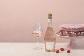Patisserie Raspberry Lamington Rosé made in collaboration with Cakeboi.